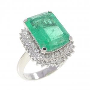 PT900 エメラルド リング 4.27CT
