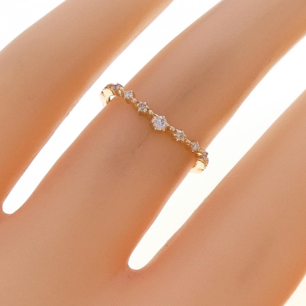 アガット ダイヤモンド リング 0.06CT
