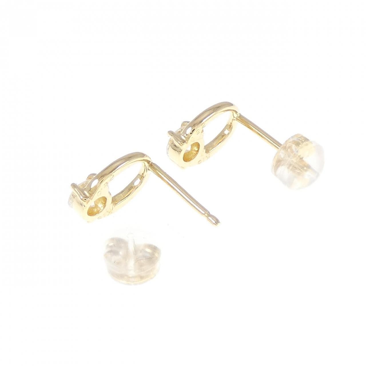K18YG Diamond earrings 0.44CT