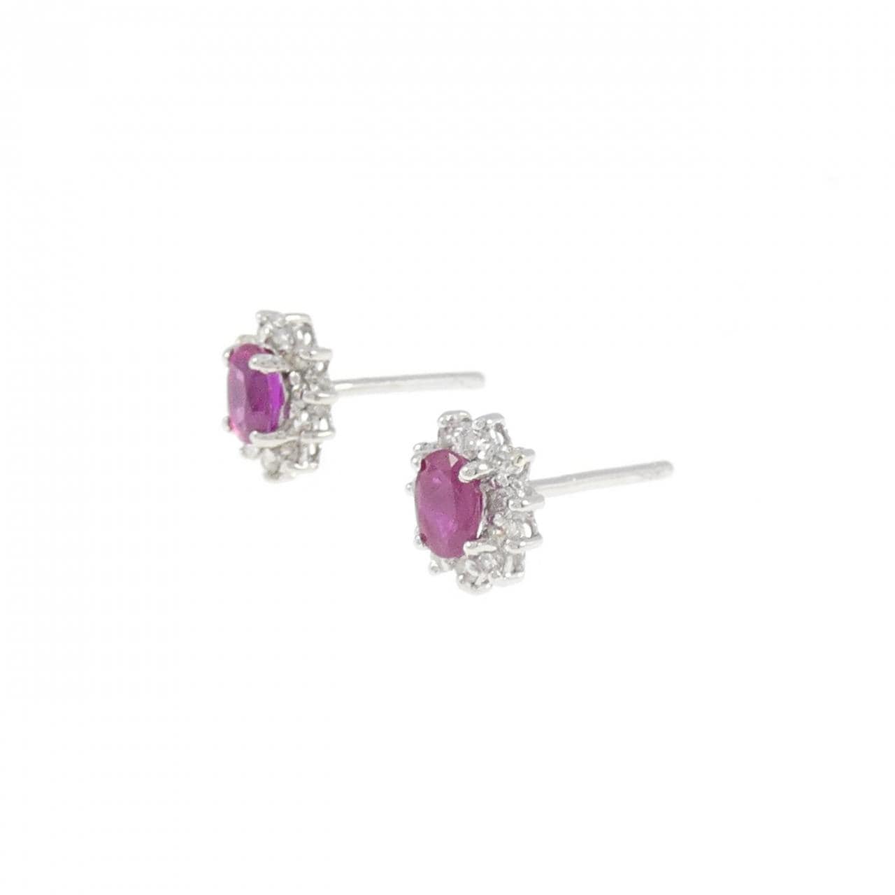 PT ruby earrings