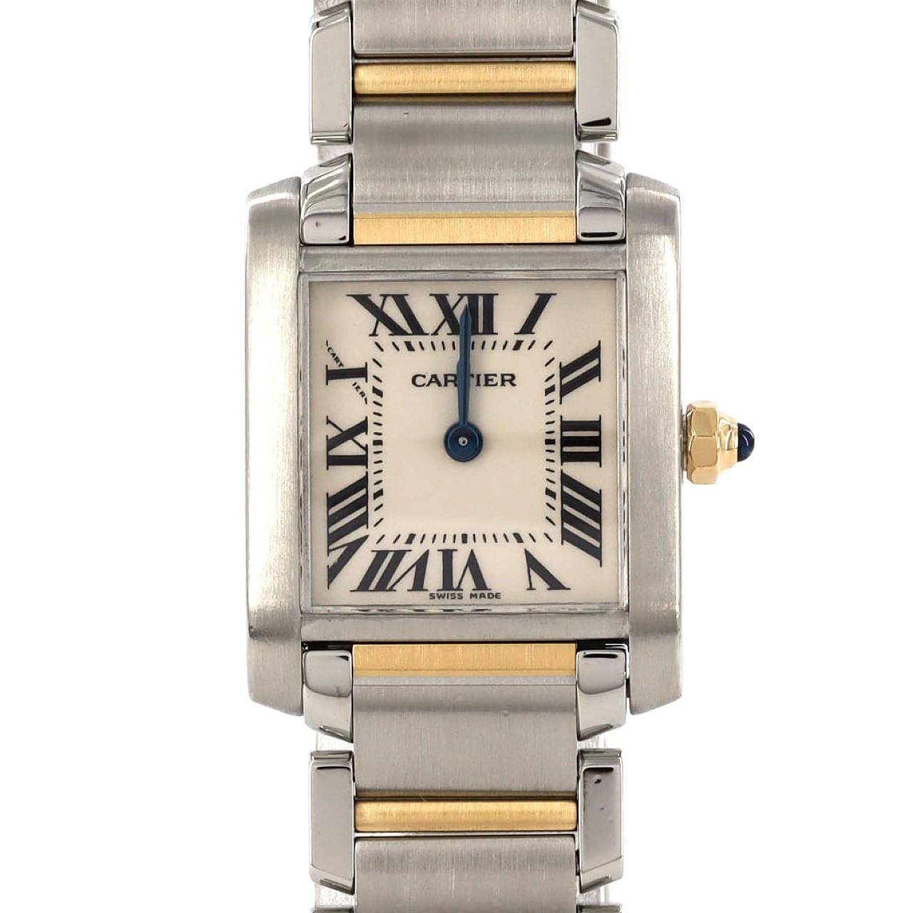 カルティエ タンクフランセーズSM コンビ W51007Q4 SSxYG クォーツ