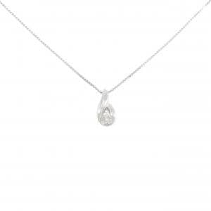 K18WG ダイヤモンド ネックレス 0.07CT