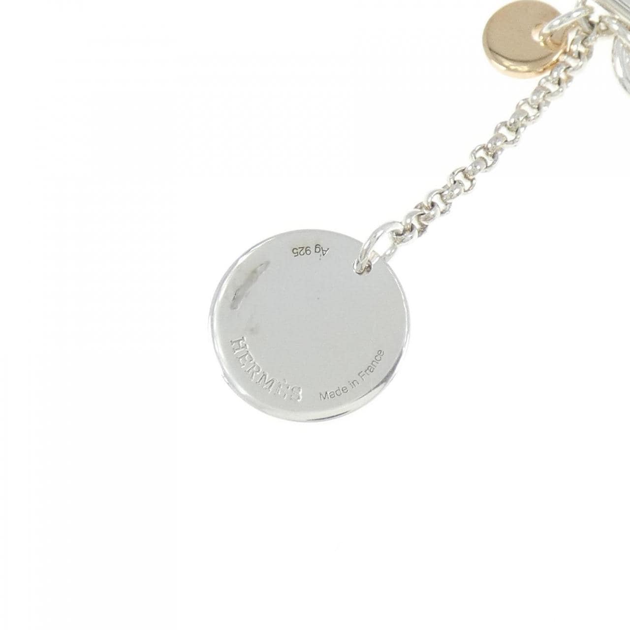 HERMES exlibris necklace