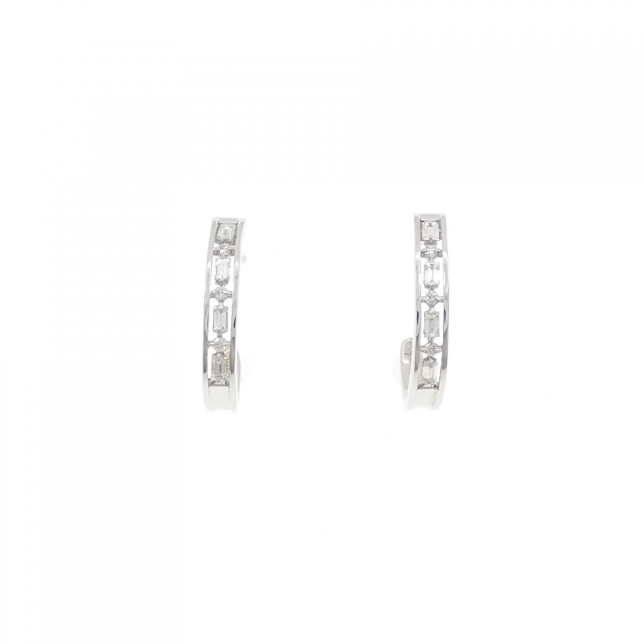 【新品】PT900 ダイヤモンド ピアス 0.18CT