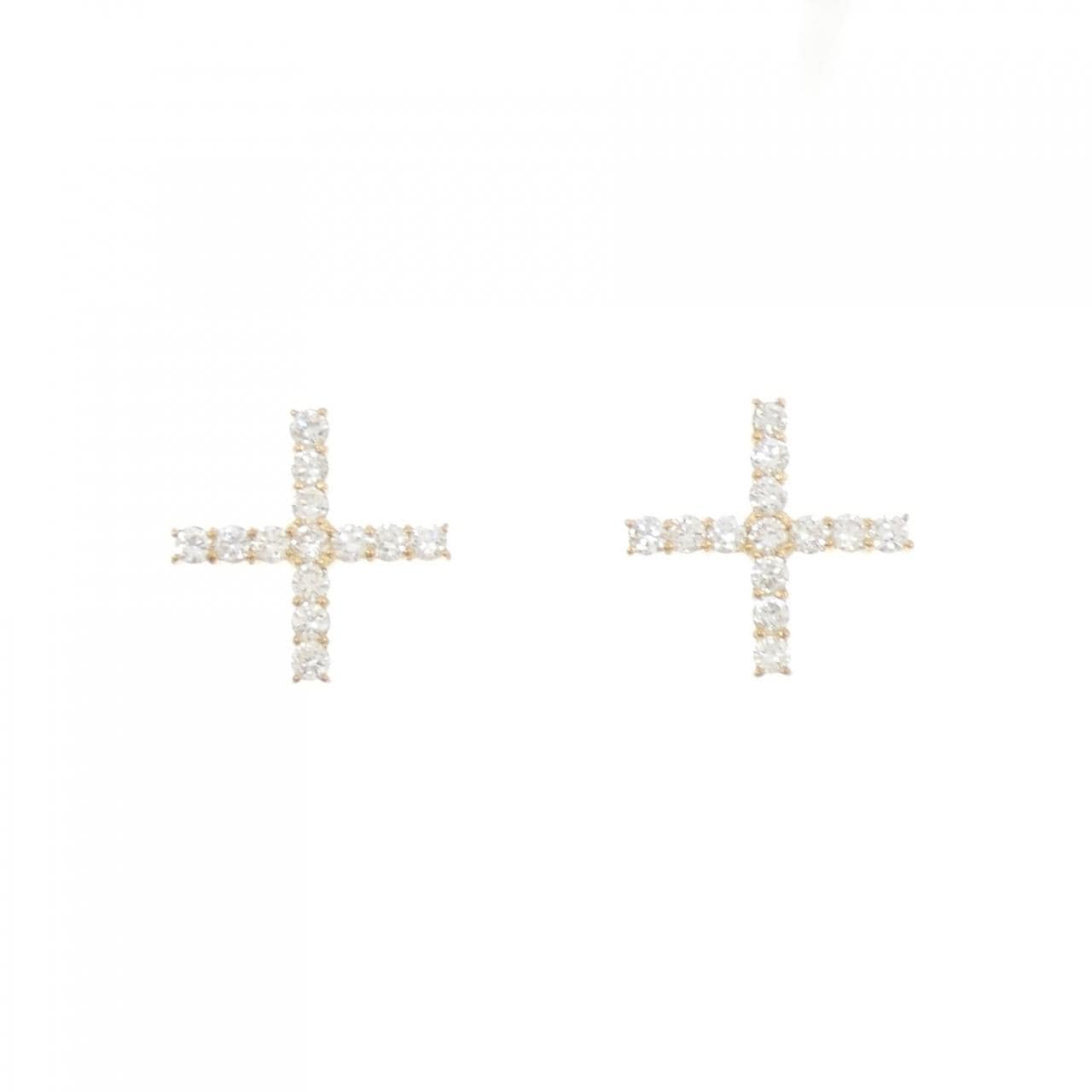 【リメイク】K18YG ダイヤモンド ピアス 0.60CT