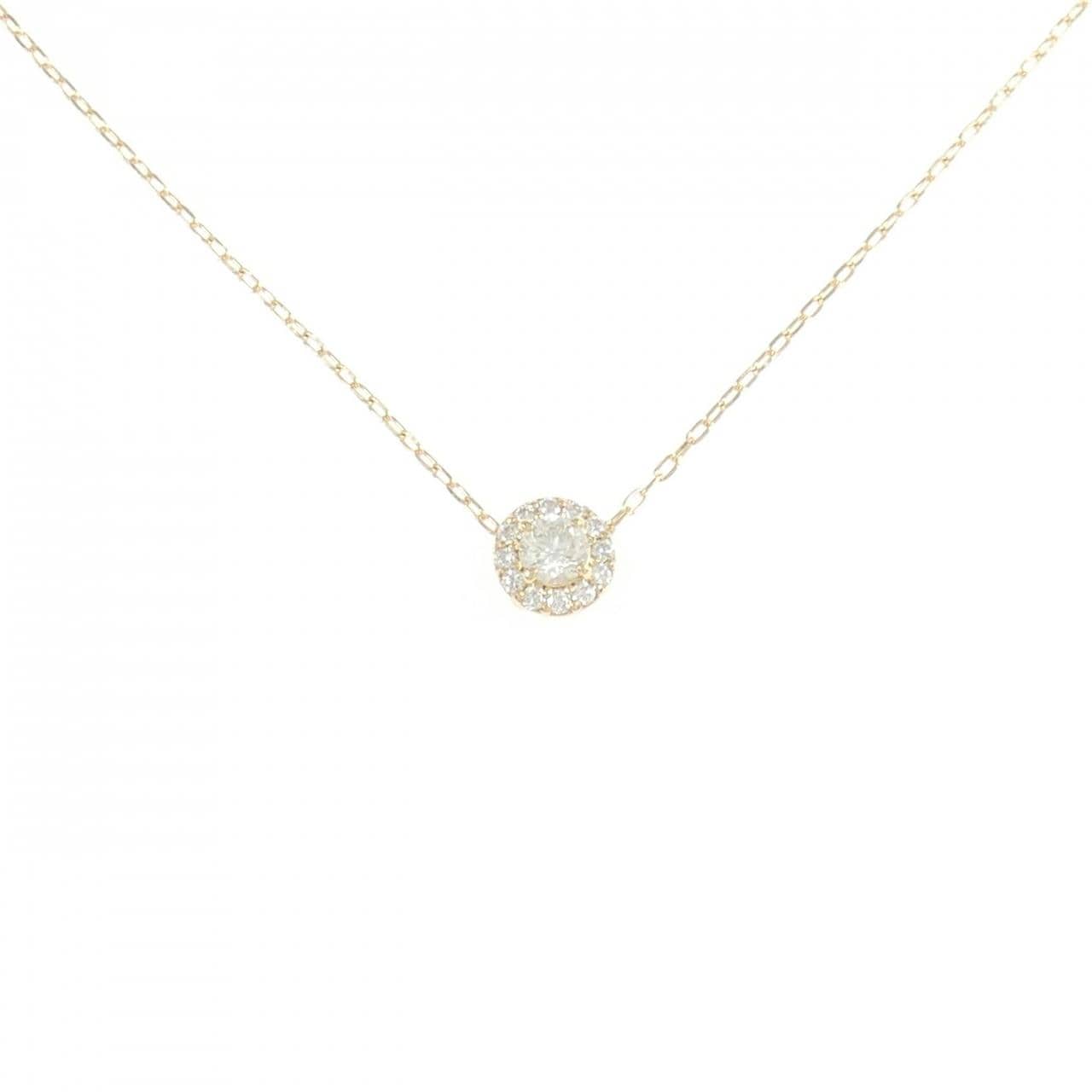 K18YG ダイヤモンド ネックレス 0.200CT