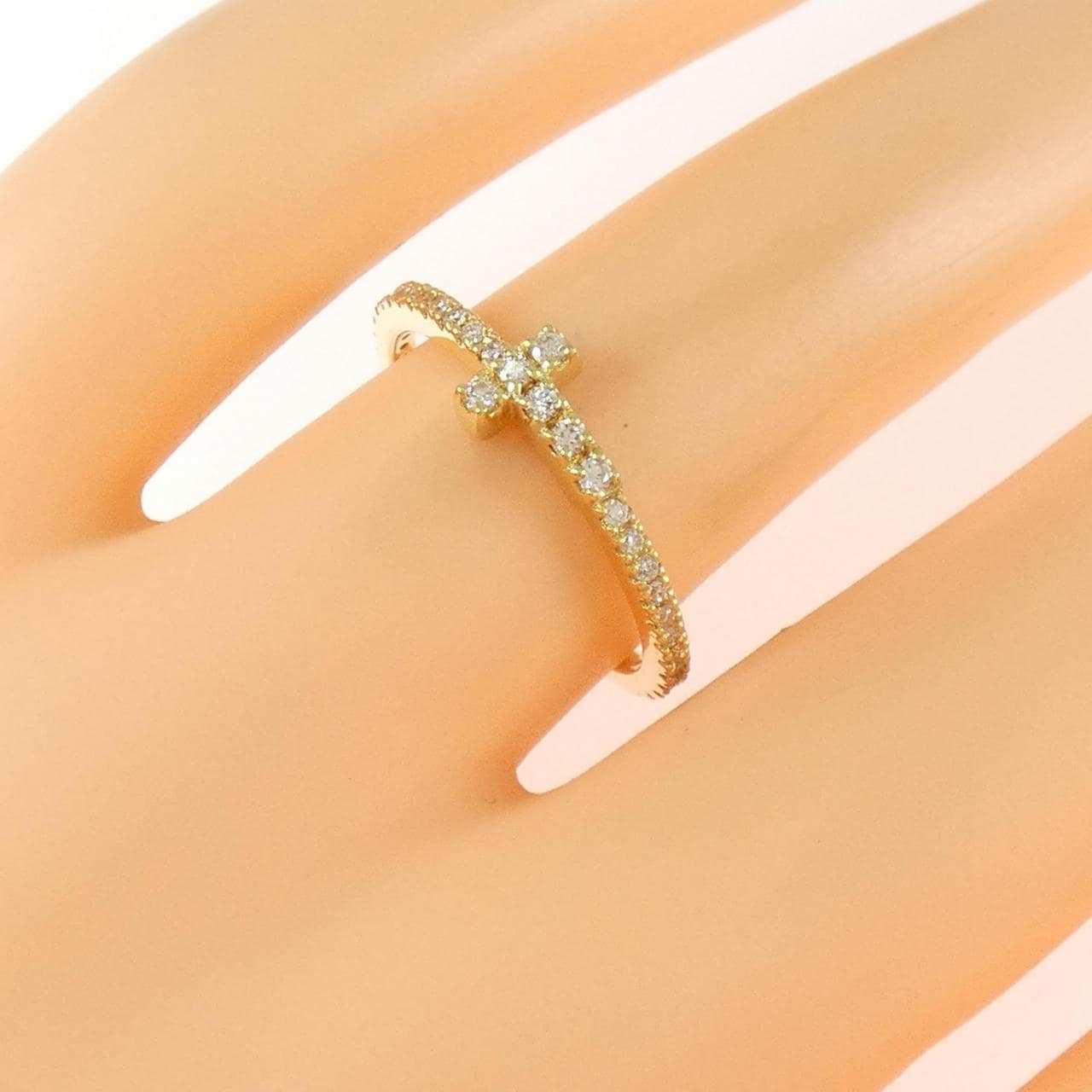 K18YG ダイヤモンド リング 0.20CT