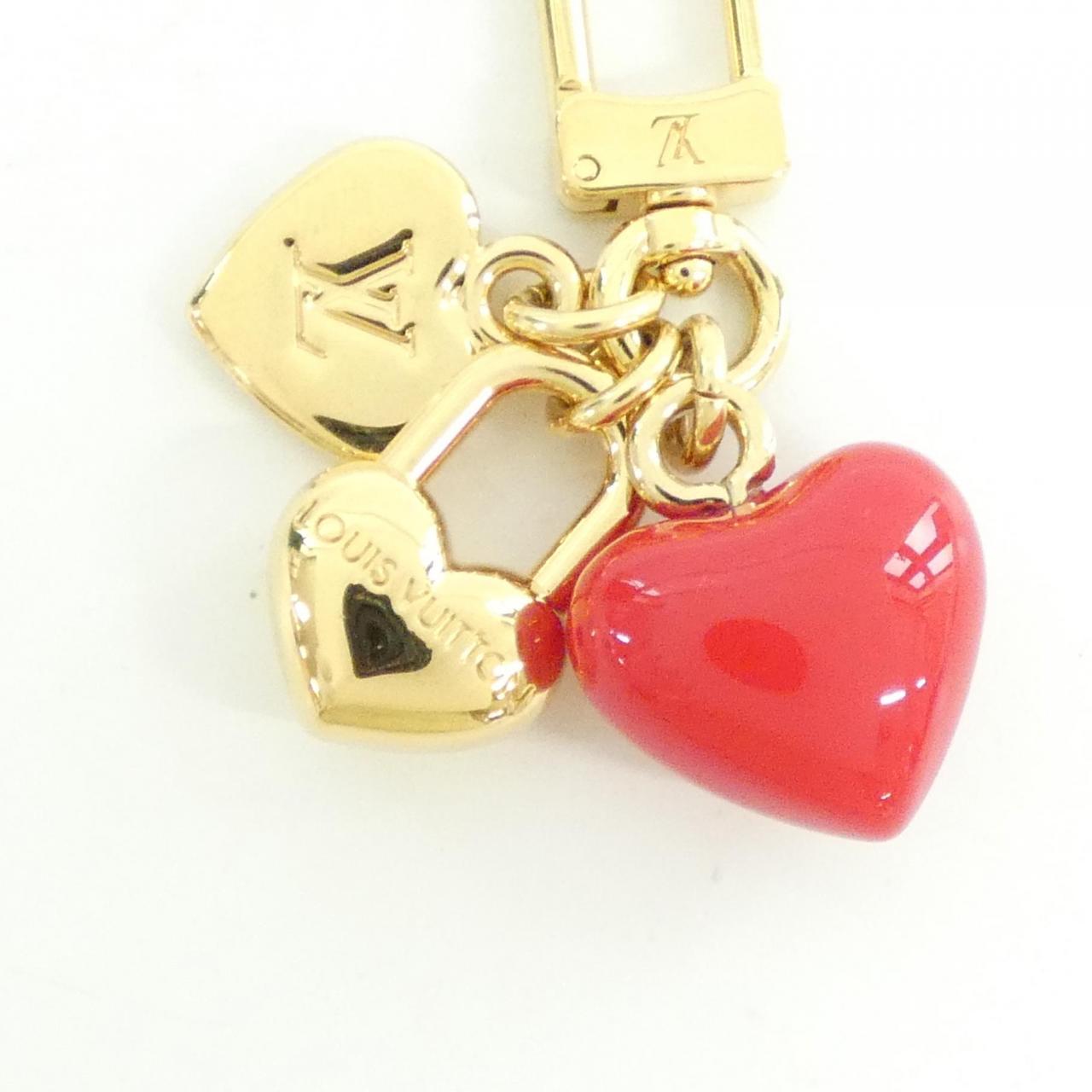 ルイヴィトン マイクロチャーム LVハート M02511 バッグチャーム