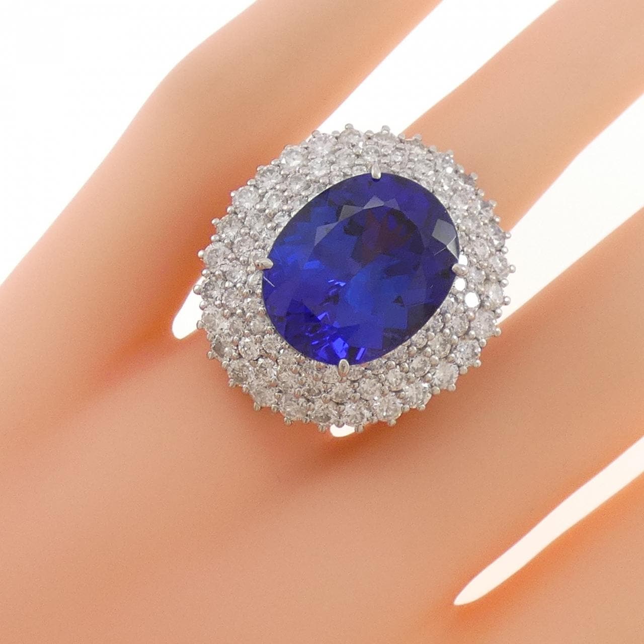 PT900 タンザナイト リング 13.445CT