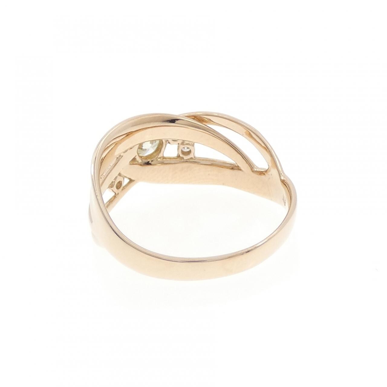 K18PG ダイヤモンド リング 0.30CT