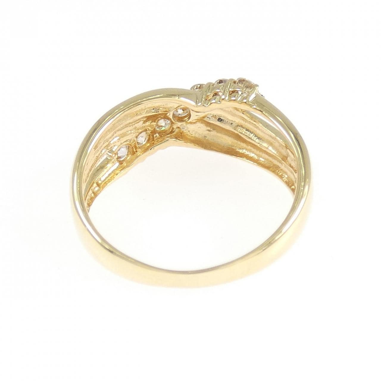 K18YG ダイヤモンド リング 0.20CT
