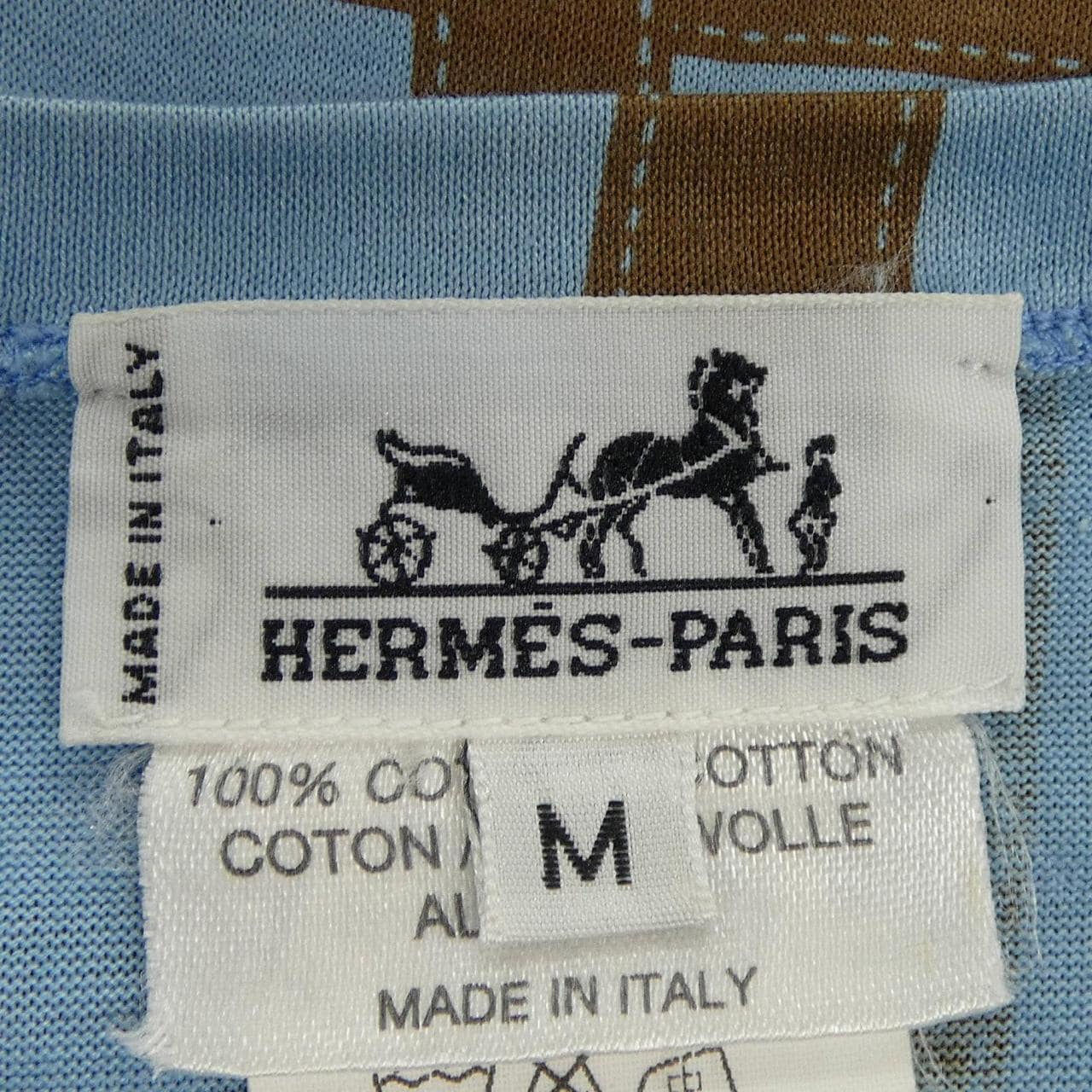 【ヴィンテージ】エルメス HERMES ボリュデュック Tシャツ