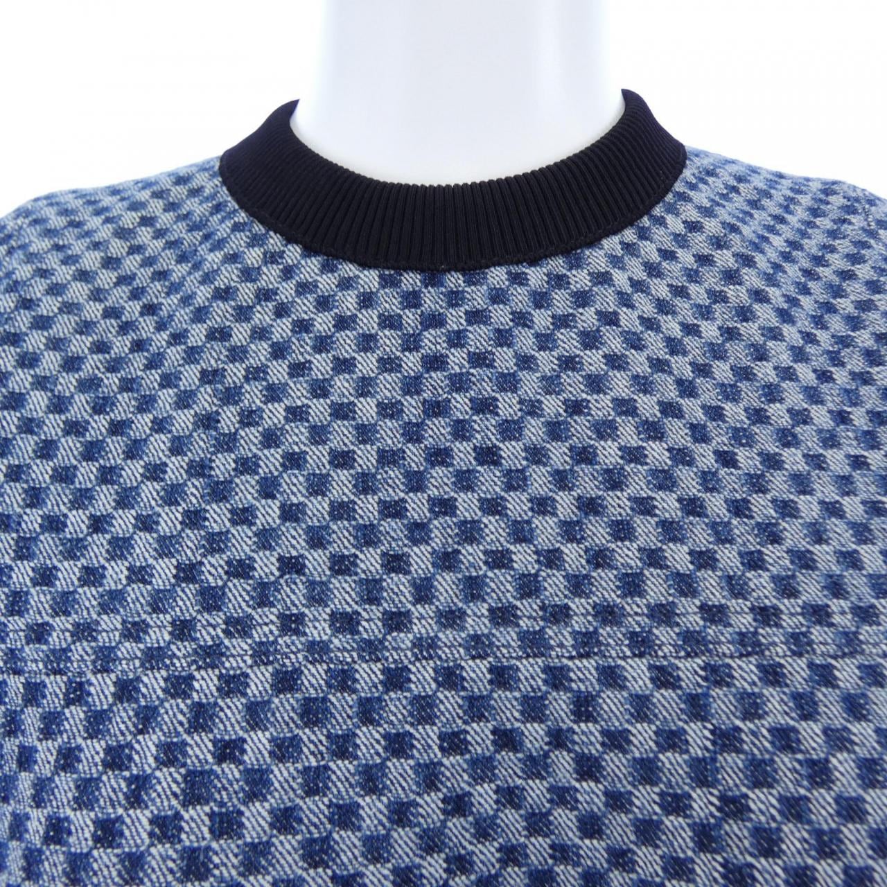 ルイヴィトン LOUIS VUITTON ミニチェックボードデニムドレス FMDR49LZ4 ワンピース