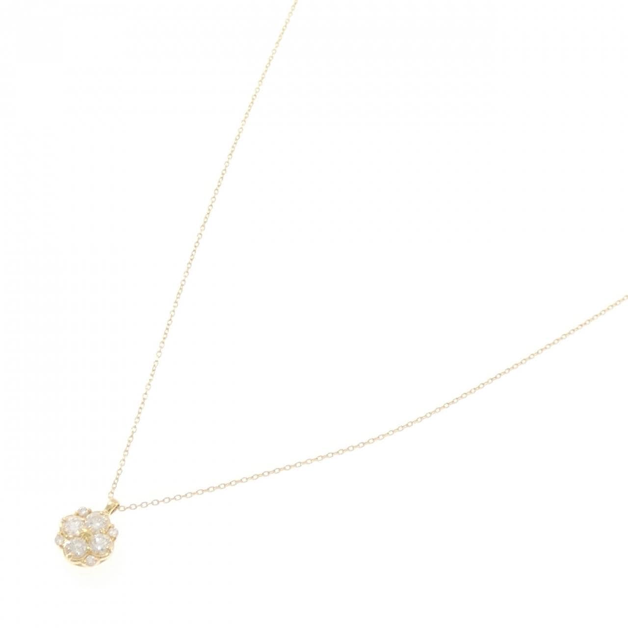 K18YG ダイヤモンド ネックレス 0.24CT