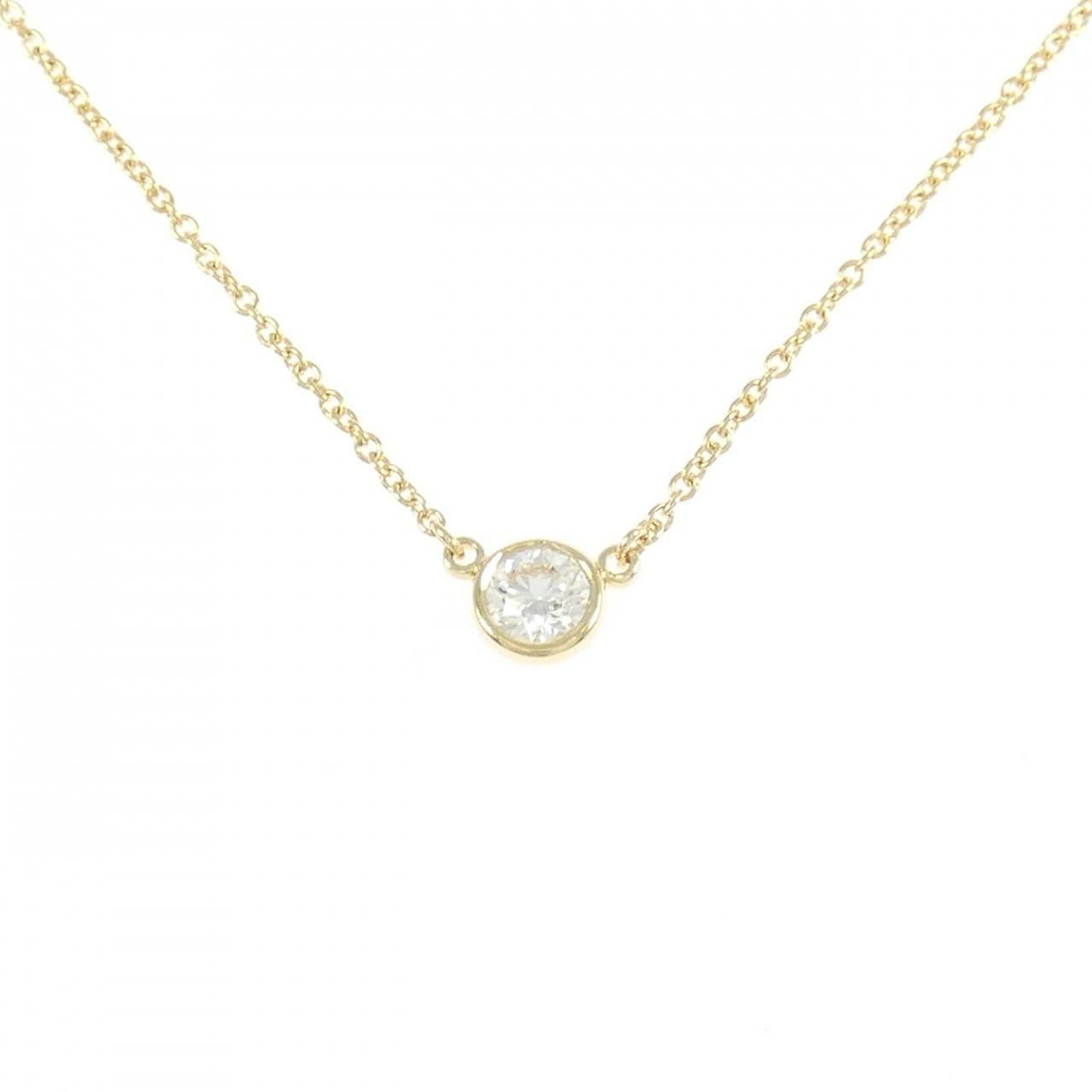 ティファニー バイザヤード ネックレス 0.22CT I VVS2 3EXT