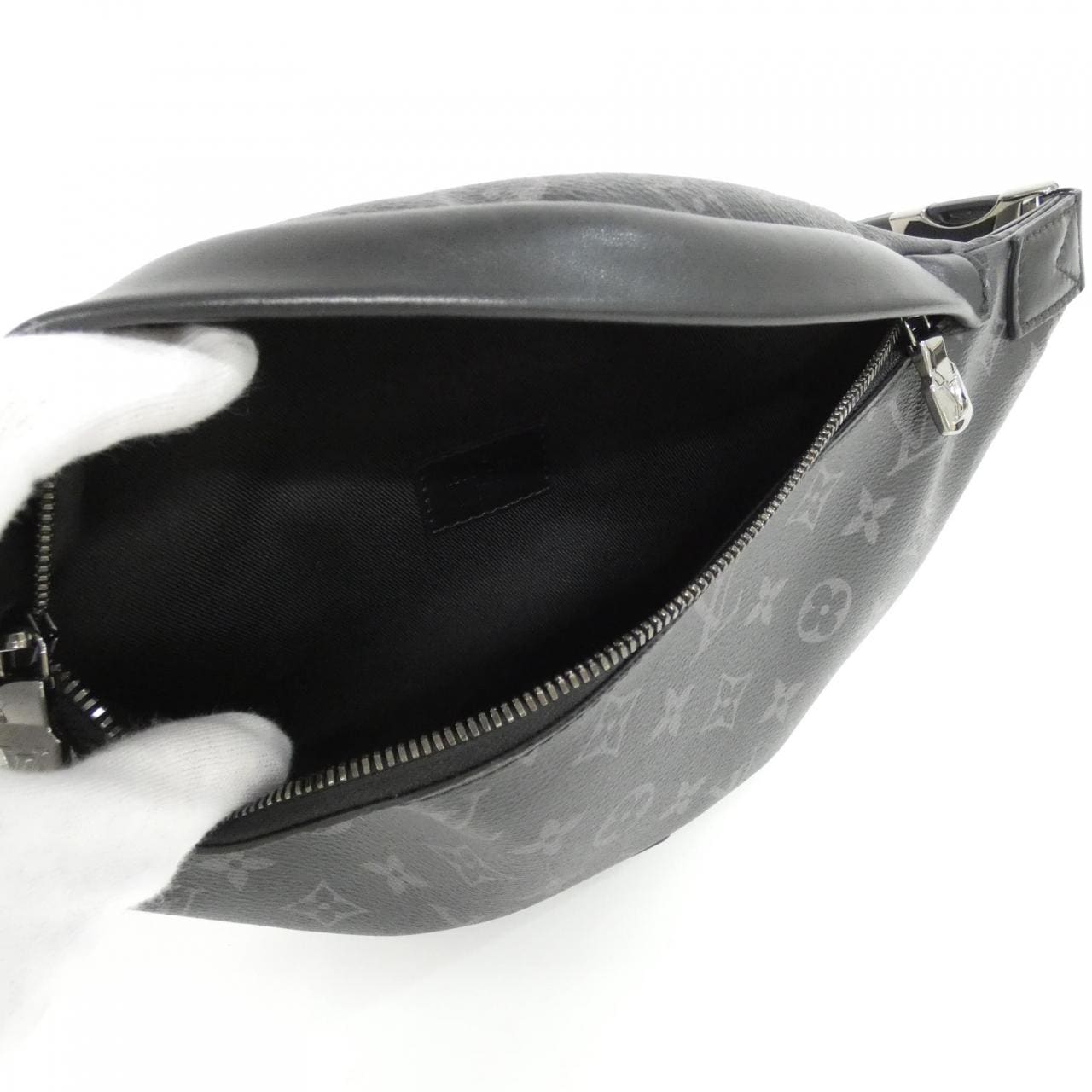 ルイヴィトン モノグラム エクリプス ディスカバリー バムバッグ PM M46035 ショルダーバッグ
