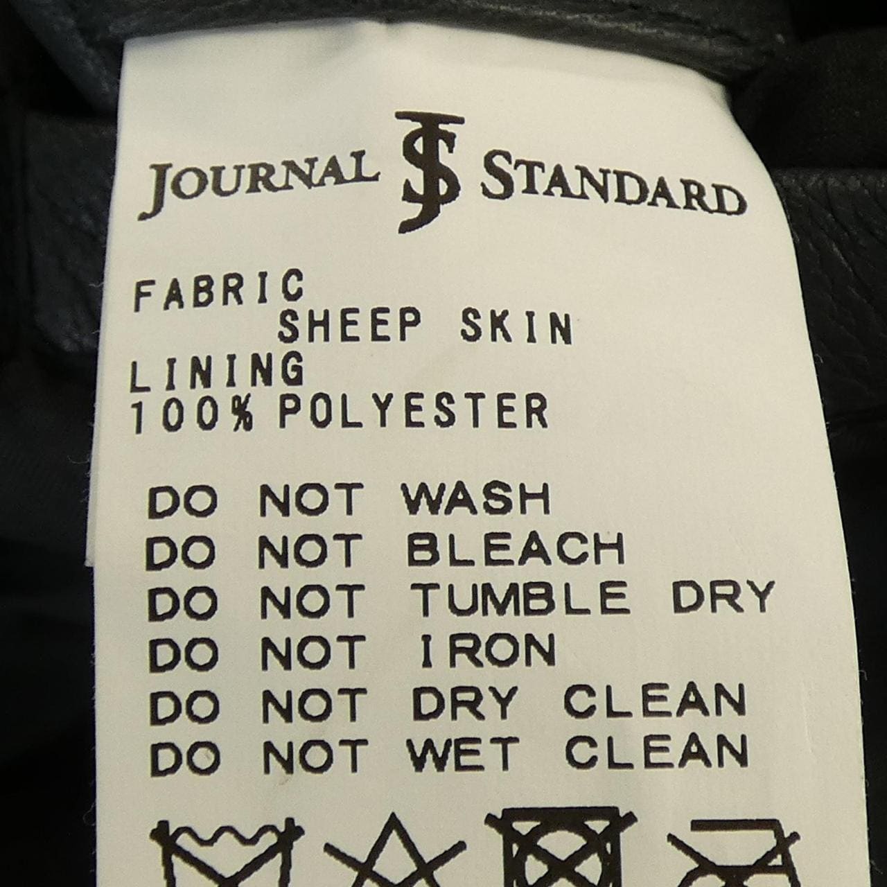 ジャーナルスタンダード JOURNAL STANDARD 18-011-600-9800-1-0 レザーライダースジャケット