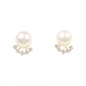 アガット アコヤパール ピアス 5.9mm