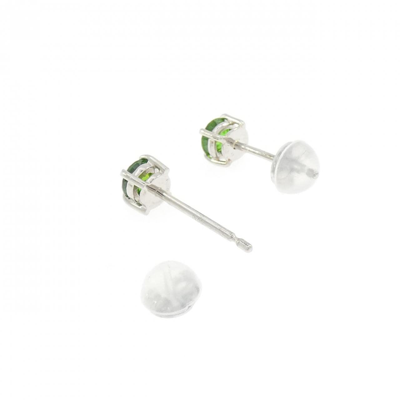 PT900 デマントイドガーネット ピアス 0.68CT
