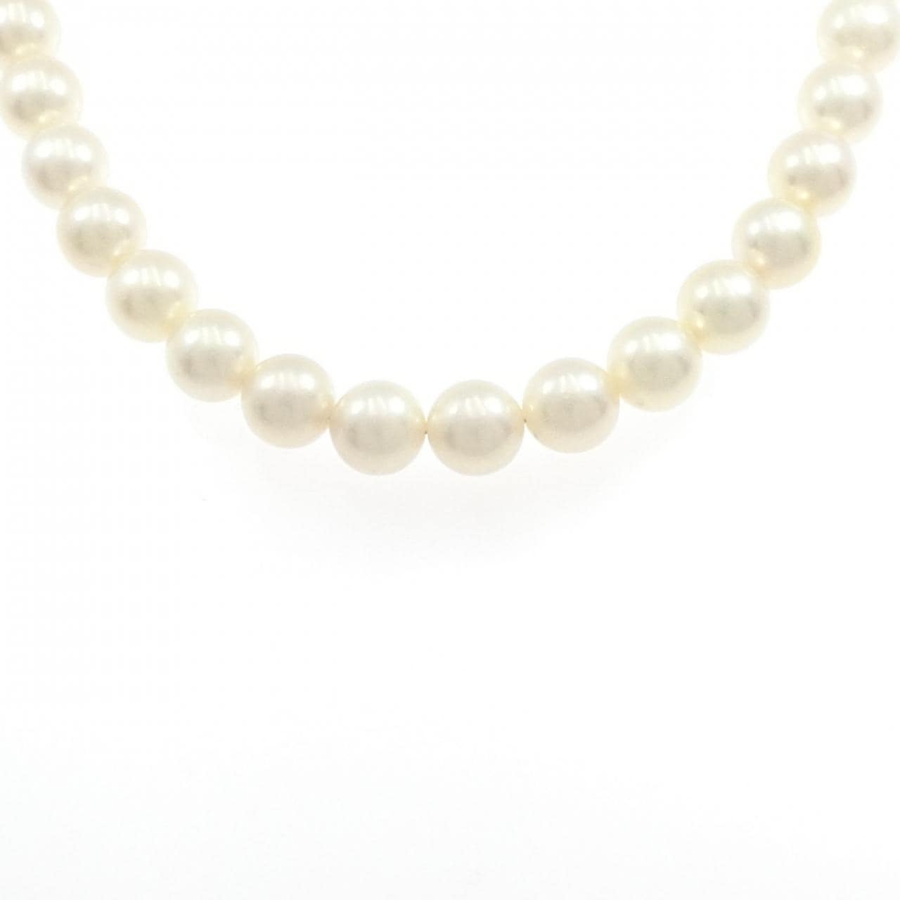 シルバークラスプ アコヤパール ネックレス 9-9.5mm