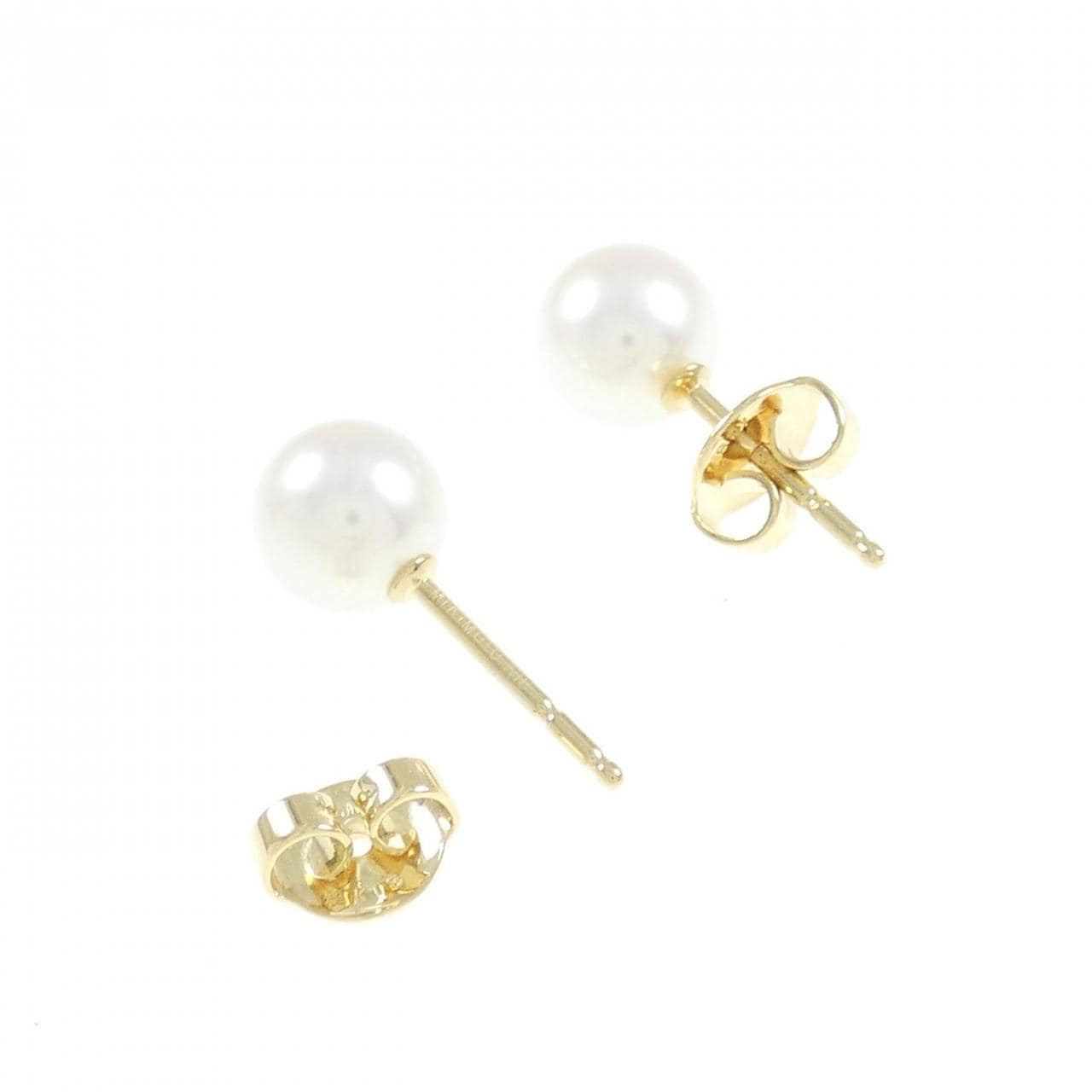 MIKIMOTO Akoya pearl earrings 6.9mm