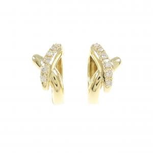 K18YG ダイヤモンド イヤリング 0.12CT