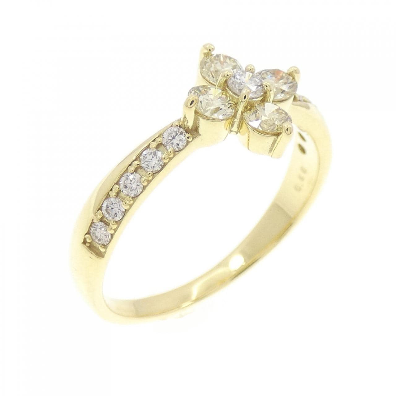 【新品】K18YG ダイヤモンド リング 0.50CT