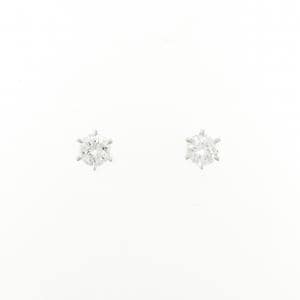 【新品】PT900 ダイヤモンド ピアス 0.288CT 0.285CT E SI1 Good