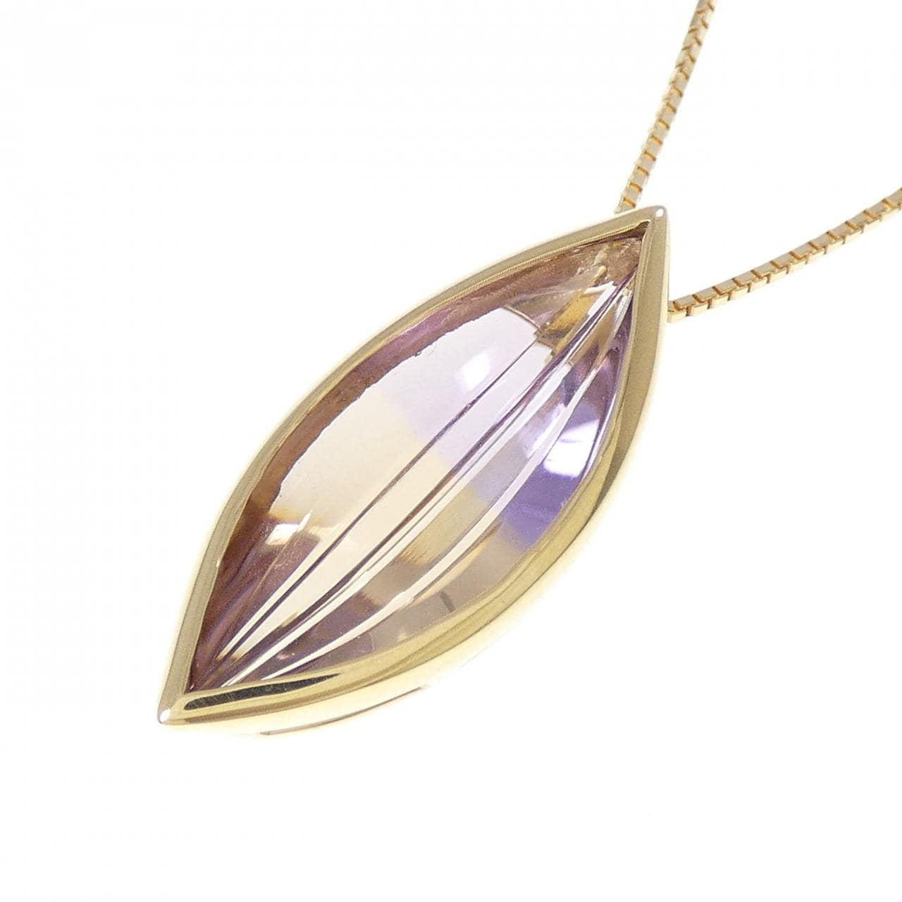 ジーエスティービー アメトリン ネックレス 6.8CT