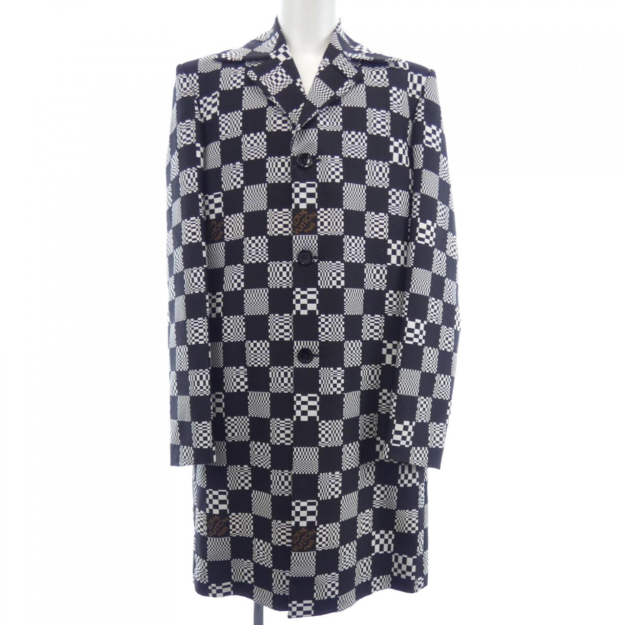 ルイヴィトン LOUIS VUITTON カーコードディストーテッドダミエ HKC71WZXX コート