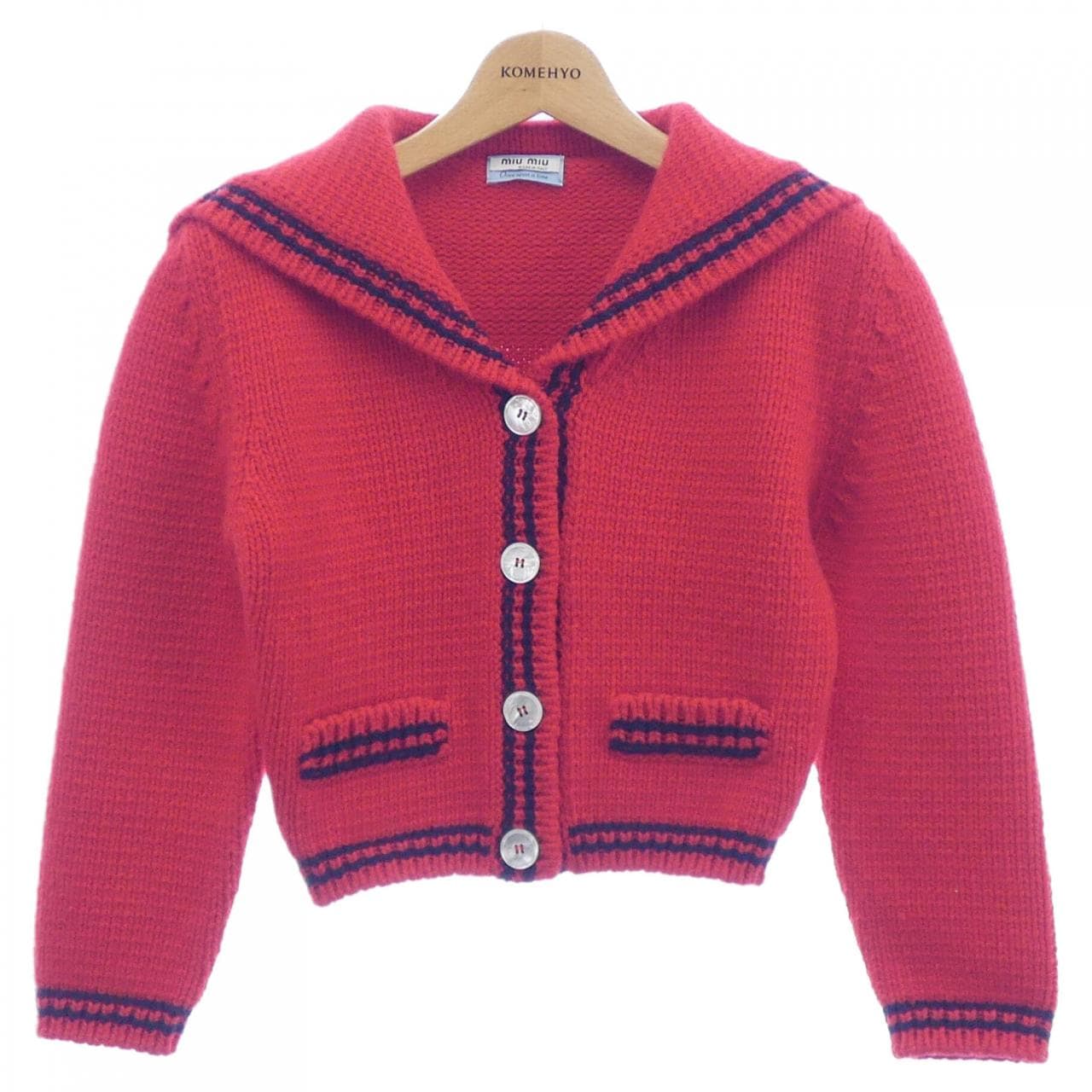 ミュウミュウ MIU MIU MMF350 1X0U カーディガン