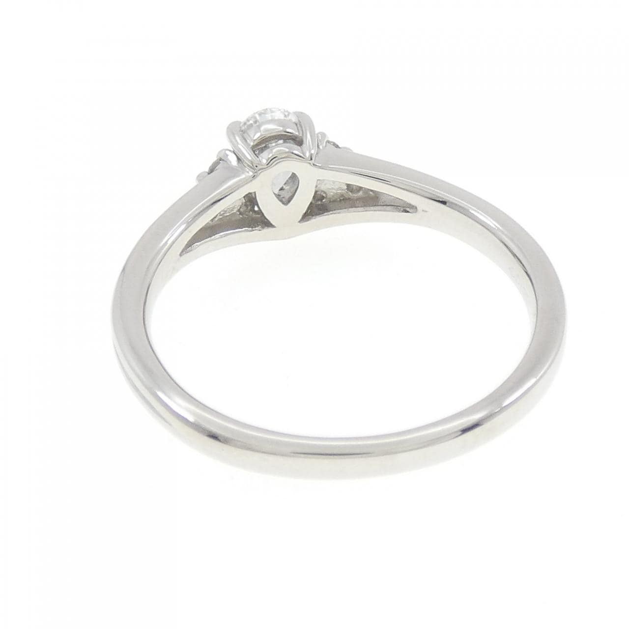PT ダイヤモンド リング 0.30CT D VVS1 ペアシェイプ