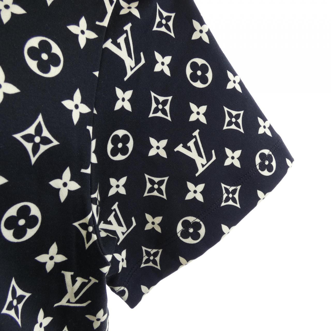 ルイヴィトン LOUIS VUITTON ストライプアクセントモノグラムTシャツ FNTS80TR1 Tシャツ
