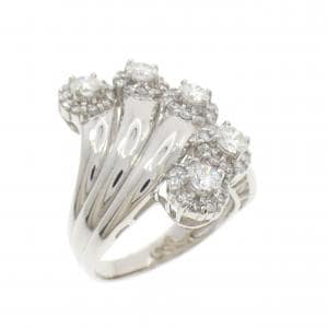 PT900 ダイヤモンド リング 1.64CT