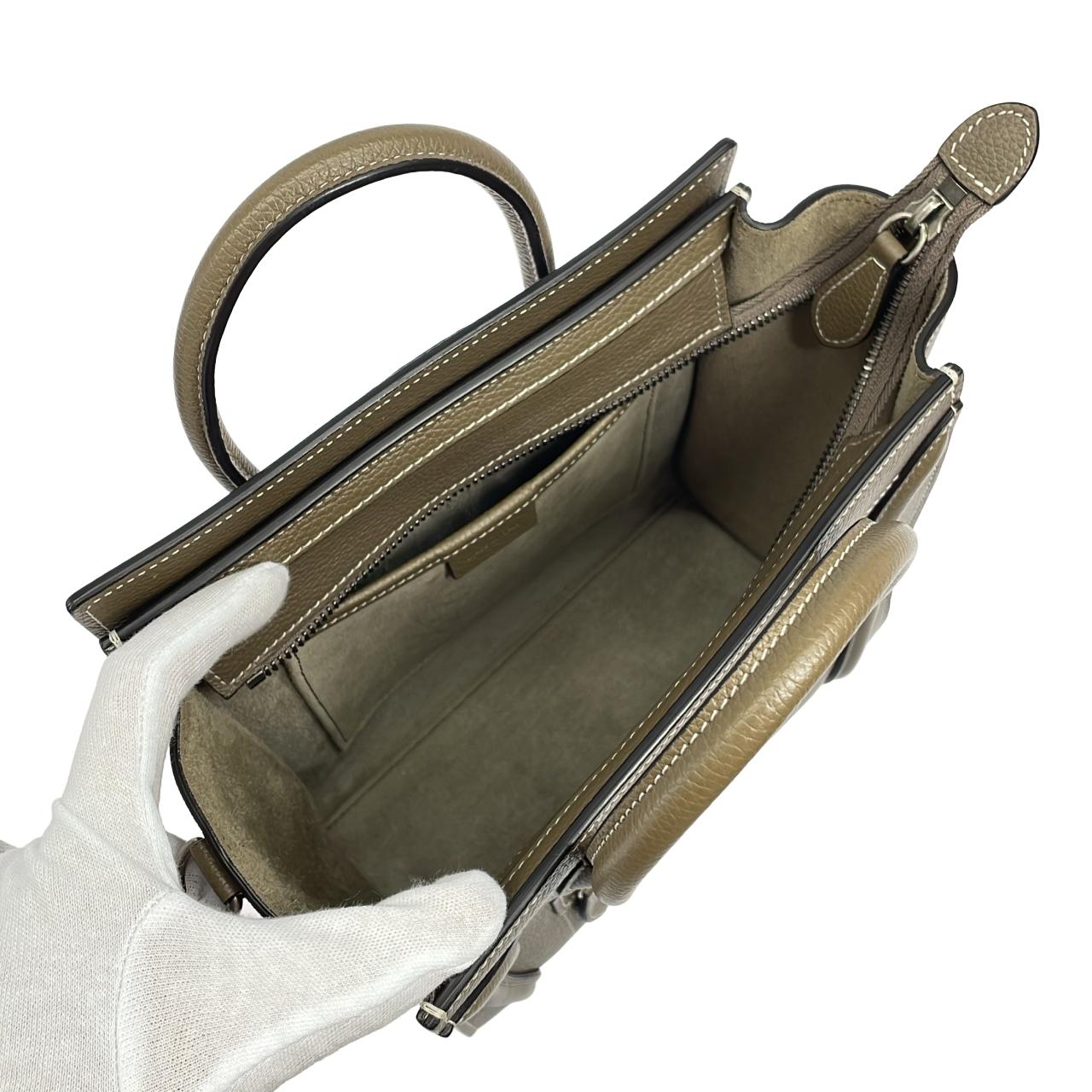 セリーヌ ラゲージ ナノ ショッパー 189243DRU バッグ