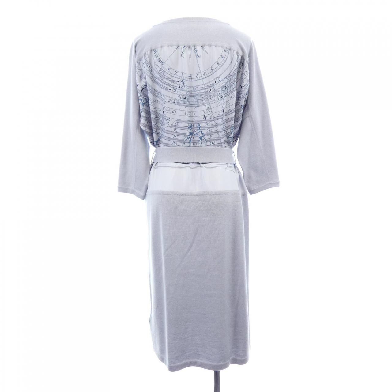 エルメス HERMES DIES ET HORE *96-7709 ツイルレーヌ. ワンピース