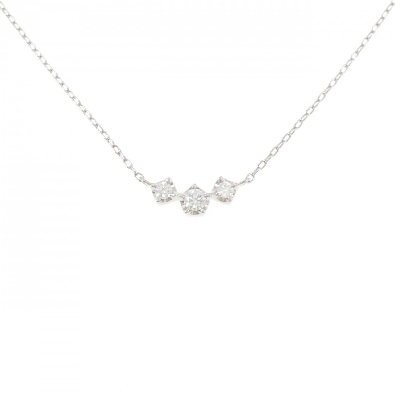 PT900/PT850 ダイヤモンド ネックレス 0.20CT