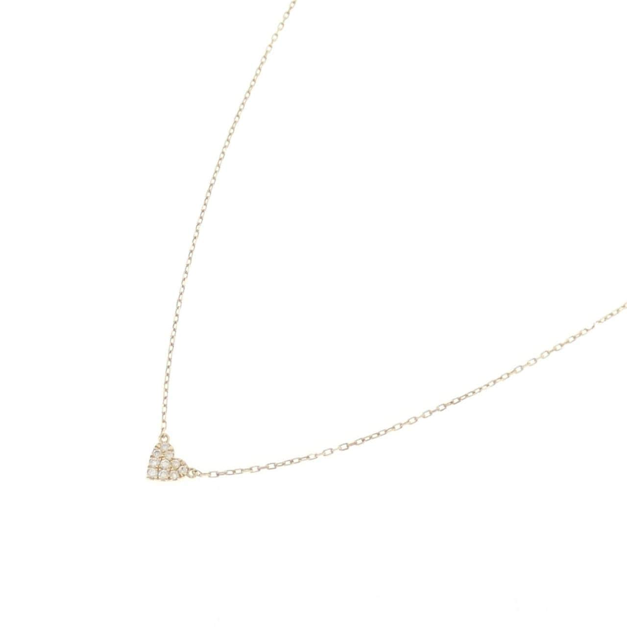アーカー ハートパヴェ ネックレス 0.05CT