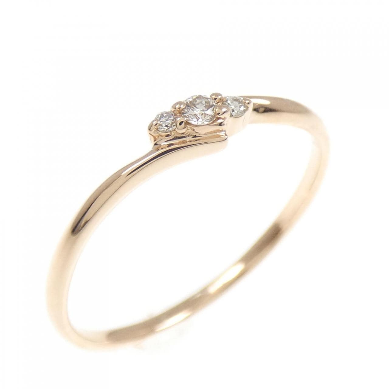 K10PG ダイヤモンド リング 0.04CT