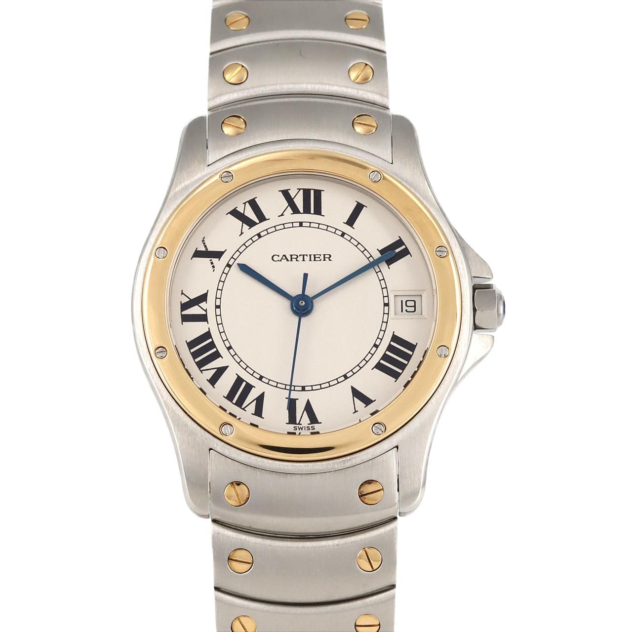 Cartier Santos Round LM Combi W20036R3 SSxYG自動上弦