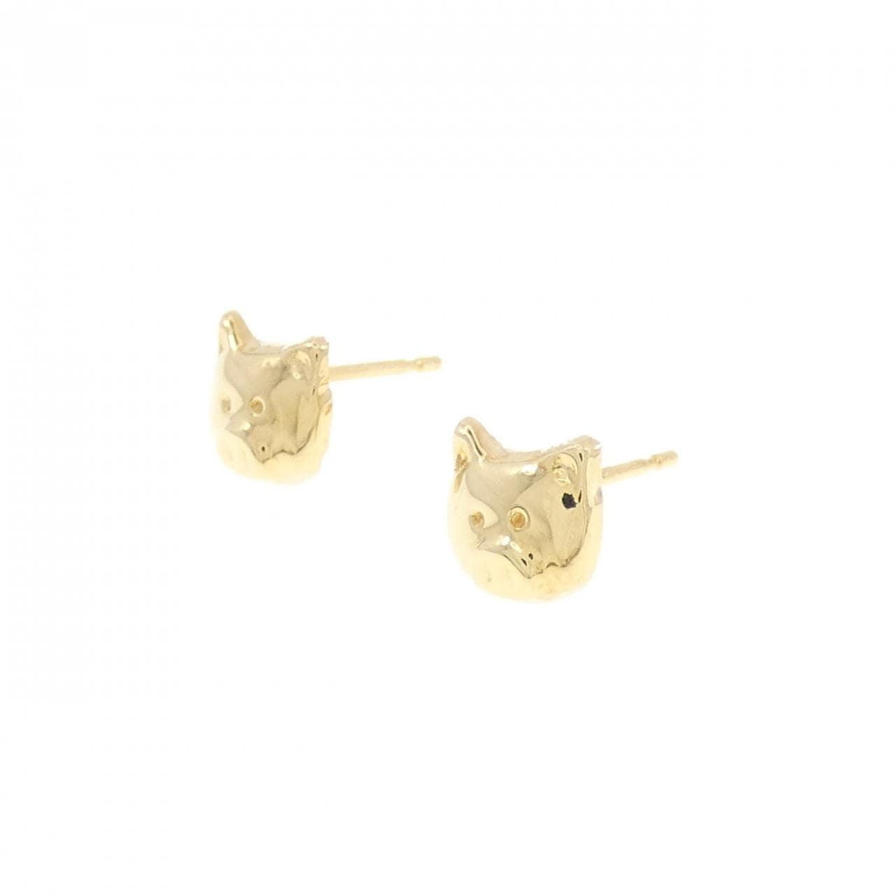 [BRAND NEW] K18YG Pig Earrings