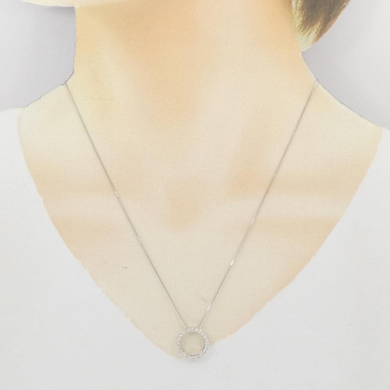PT900/PT850 ダイヤモンド ネックレス 0.33CT