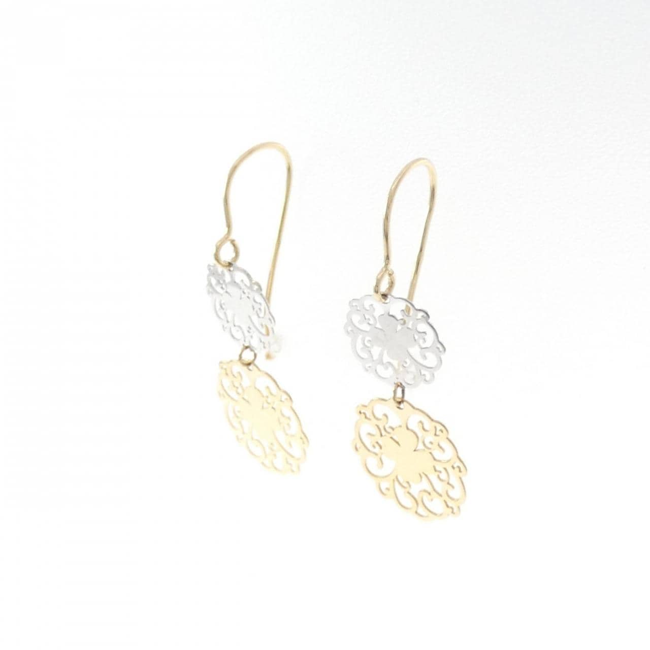 【新品】K18YG/K18WG ピアス