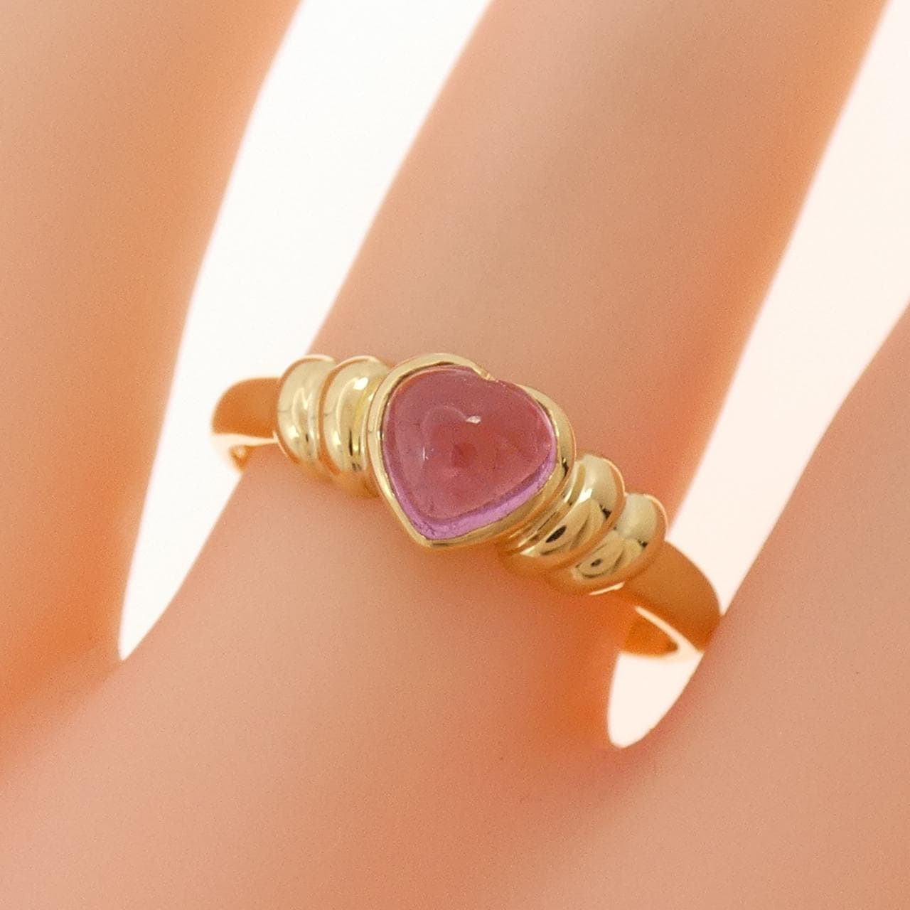 スタージュエリー ハート トルマリン リング