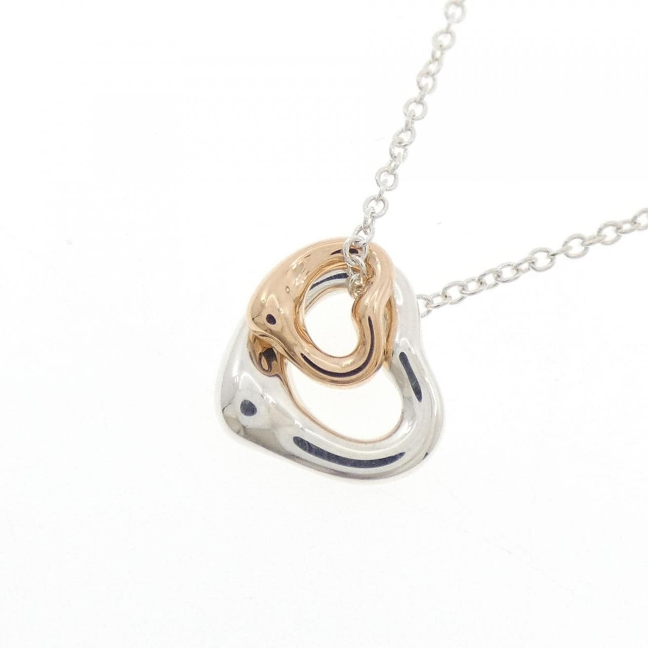 TIFFANY open heart超迷你项链