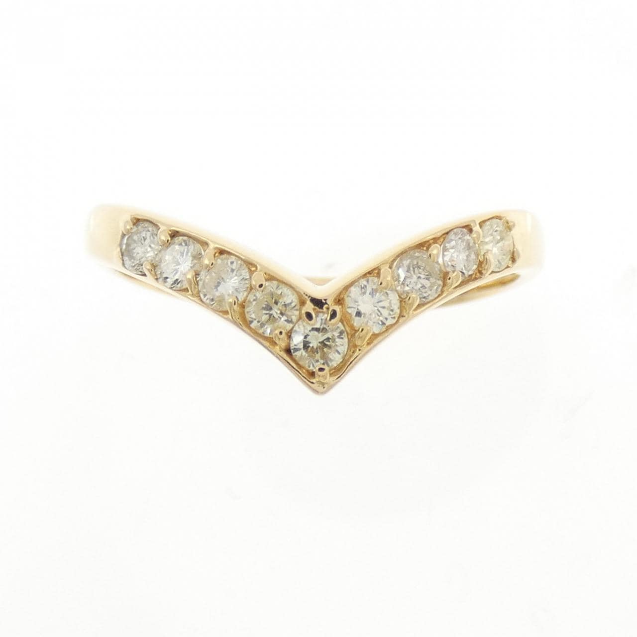 K18YG ダイヤモンド リング 0.32CT