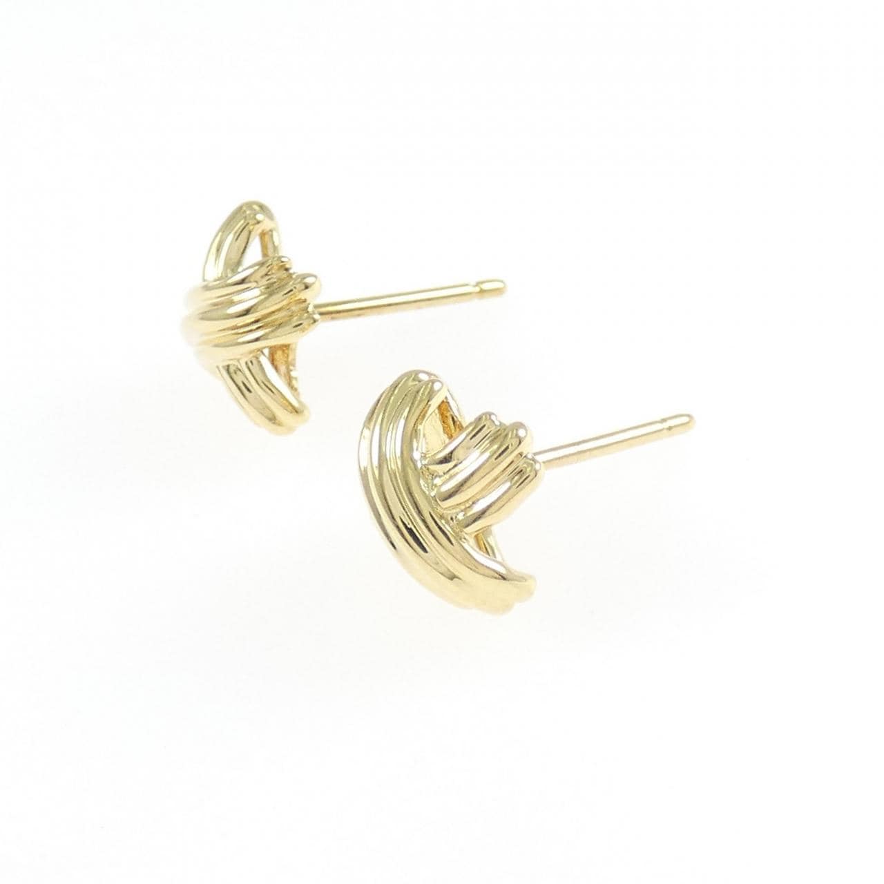 【ヴィンテージ】ティファニー シグネチャー ミニ ピアス