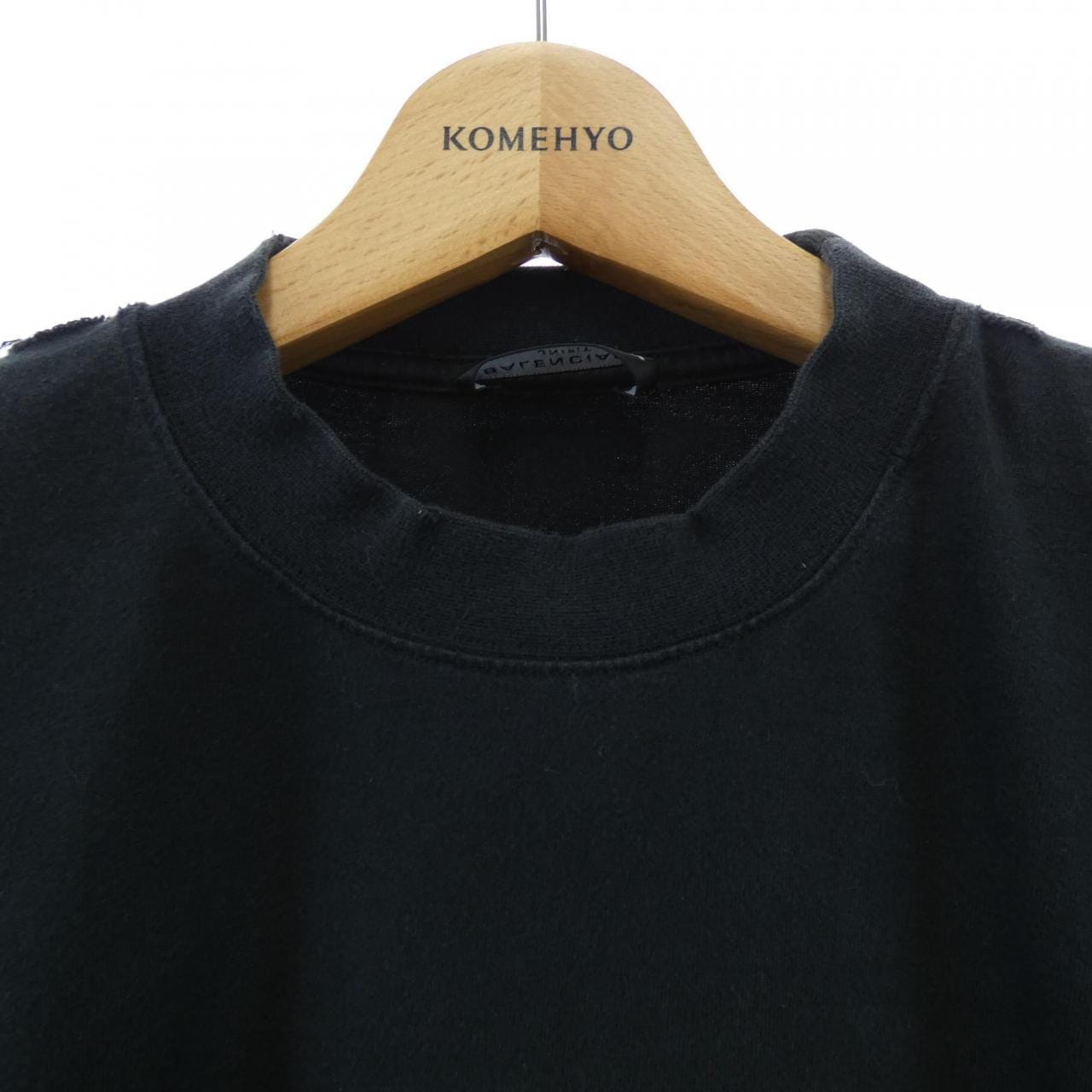 バレンシアガ BALENCIAGA METAL LOGO CRASHED 694576 TMV88 UNISEX Tシャツ