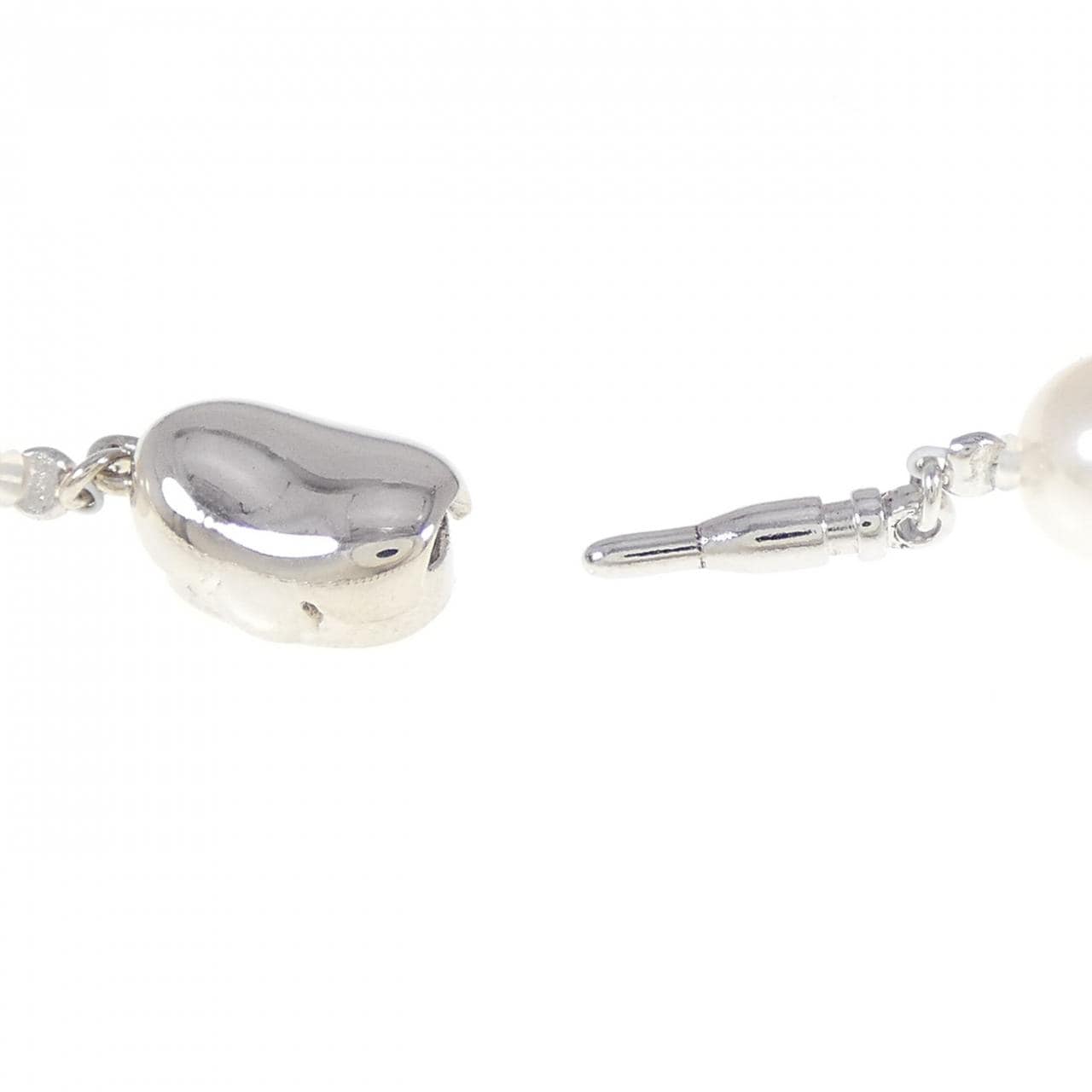 シルバークラスプ アコヤパール ネックレス 7-7.5mm