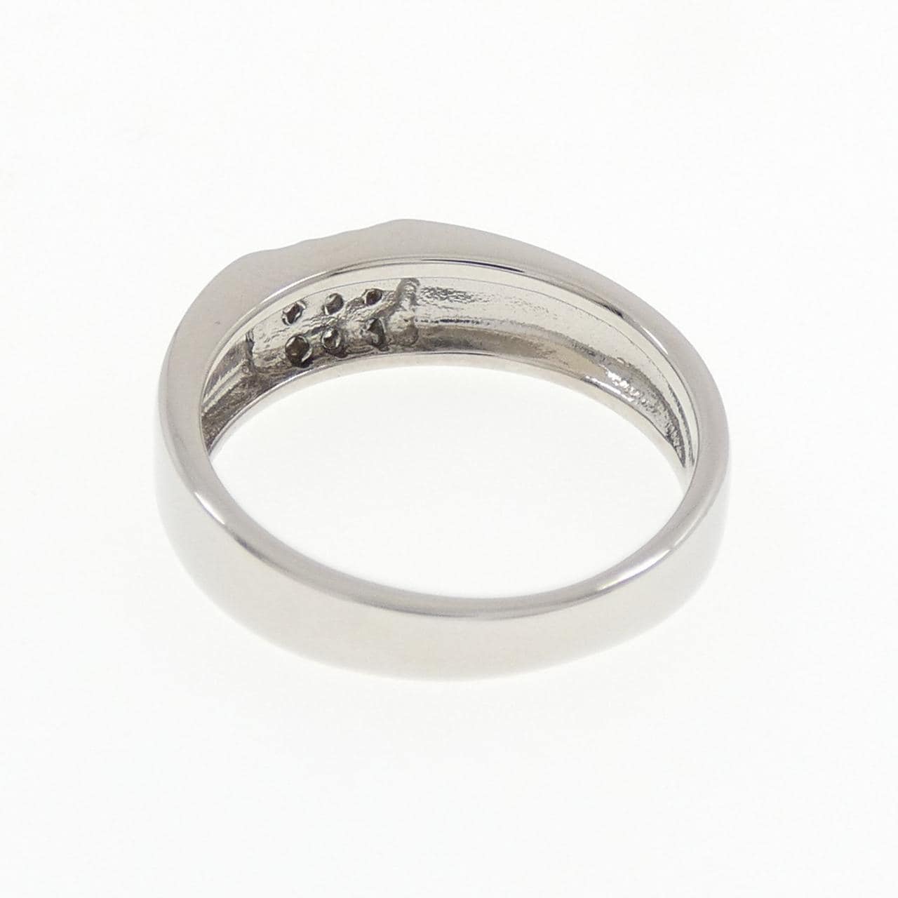 PT900 ダイヤモンド ピンキー リング 0.05CT